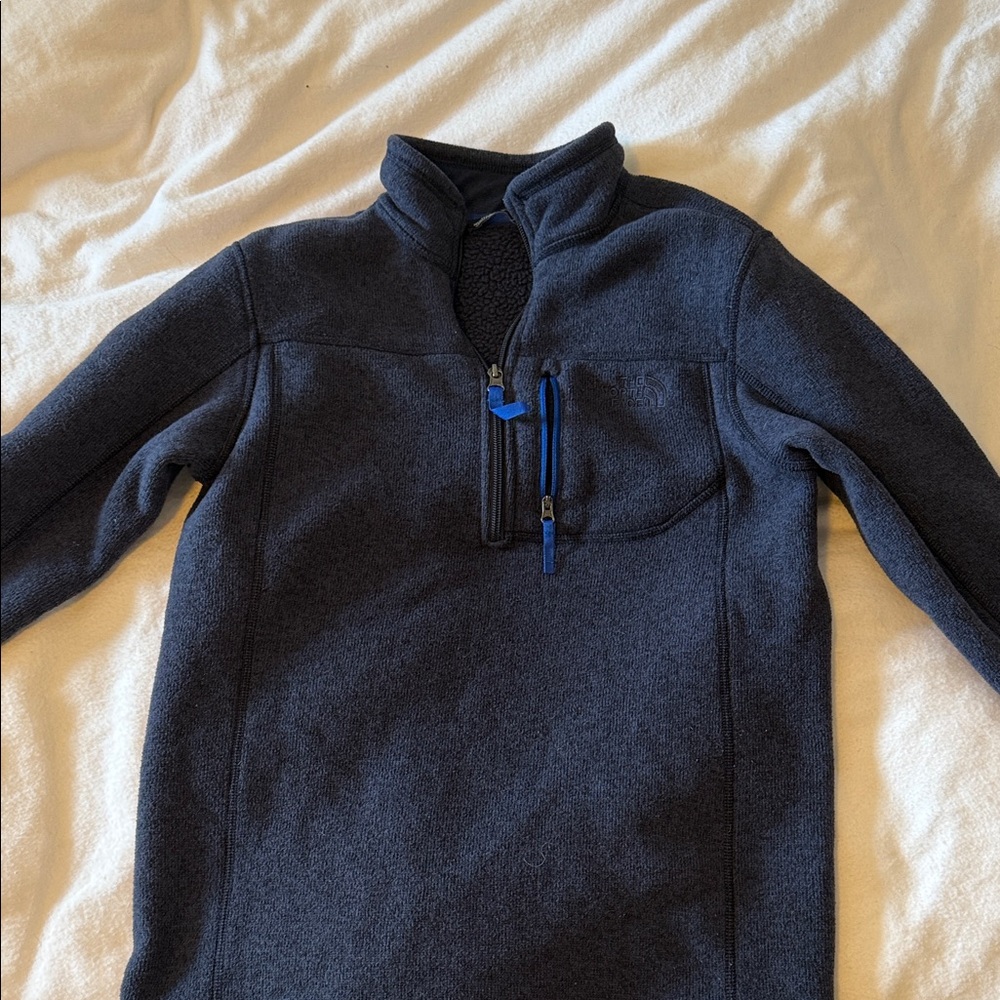 The North Face Men's Dark Gray Zip-Up Sweater